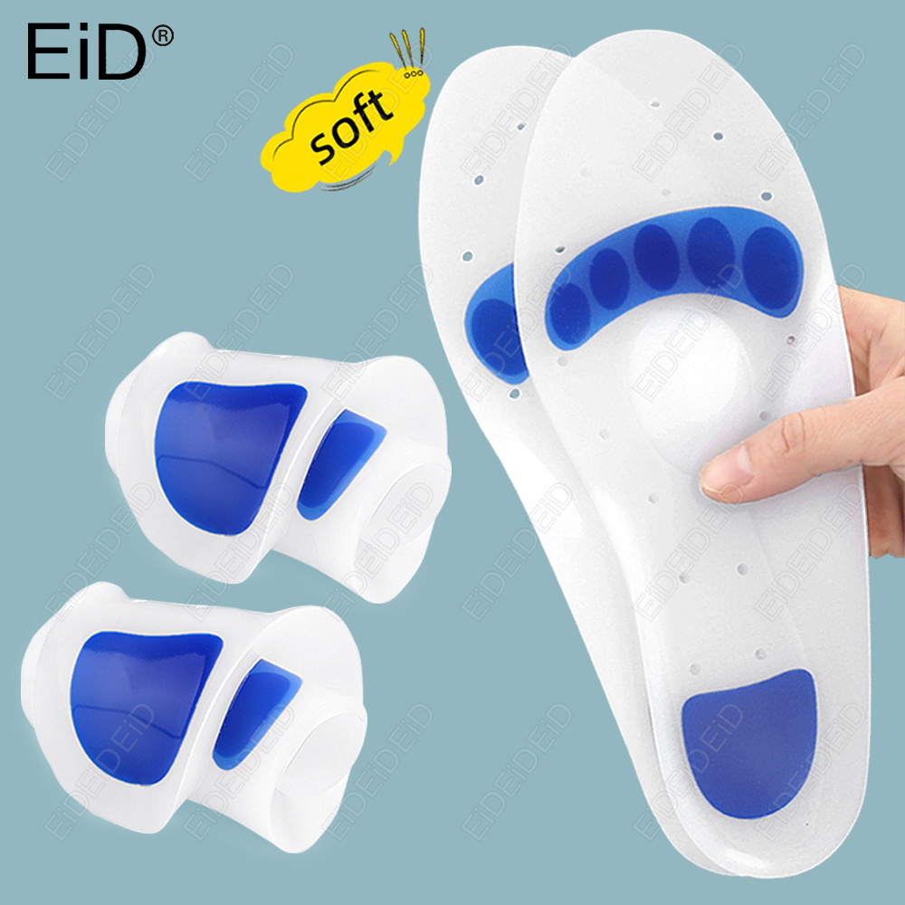 Men'S Shoes Plantar Fasciitis - Solette Ortopediche in Gel di Silicone