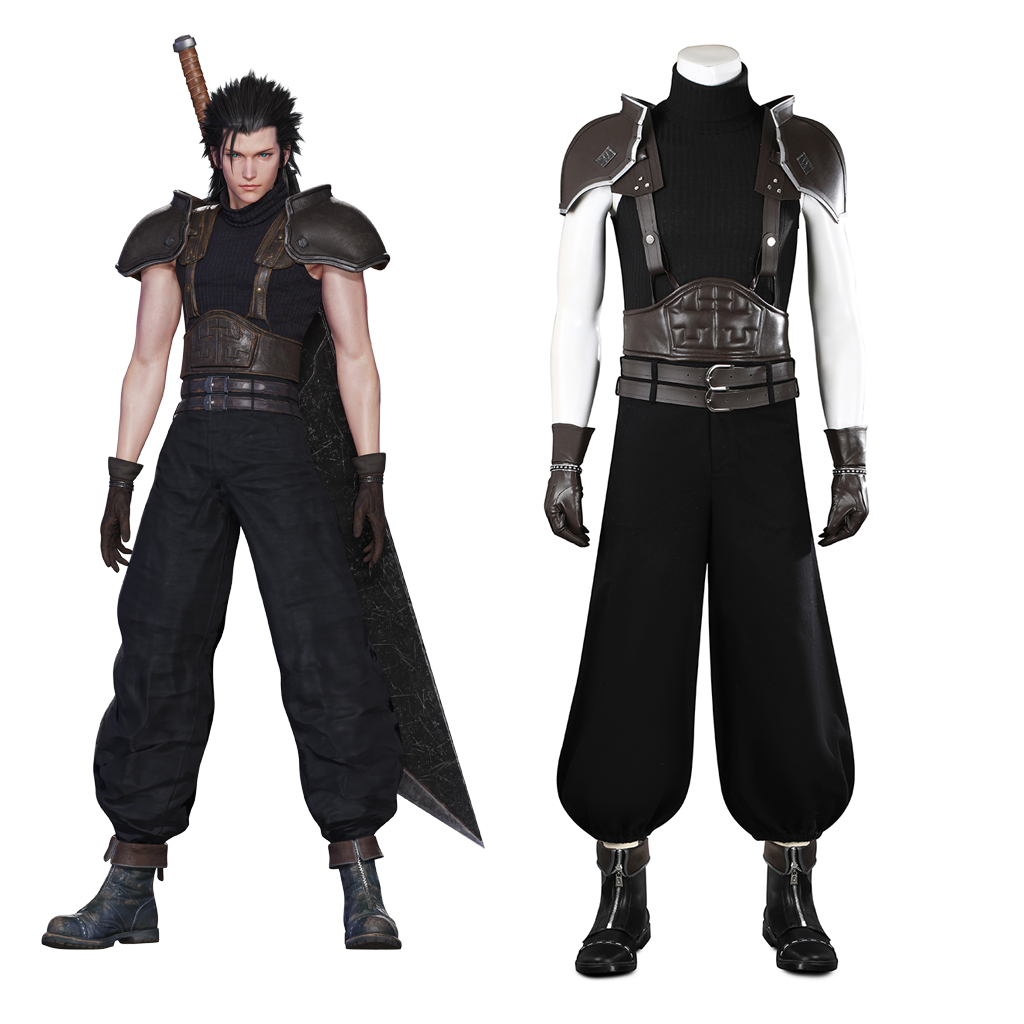 Men Shoes Europe To Us - Zack Fair Costume Cosplay FF7 Uniformi