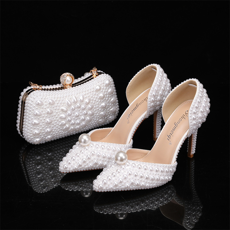 Men Shoes Elegant - Set borsa e scarpe da donna