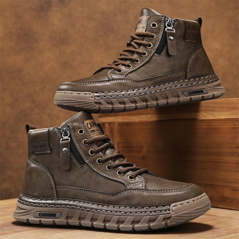 Men Shoes On - Stivali da uomo in pelle alti
