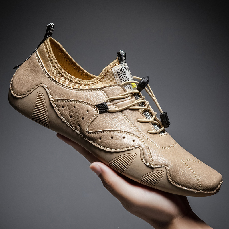 Men Shoes Zegna - Scarpe da ginnastica casual in pelle