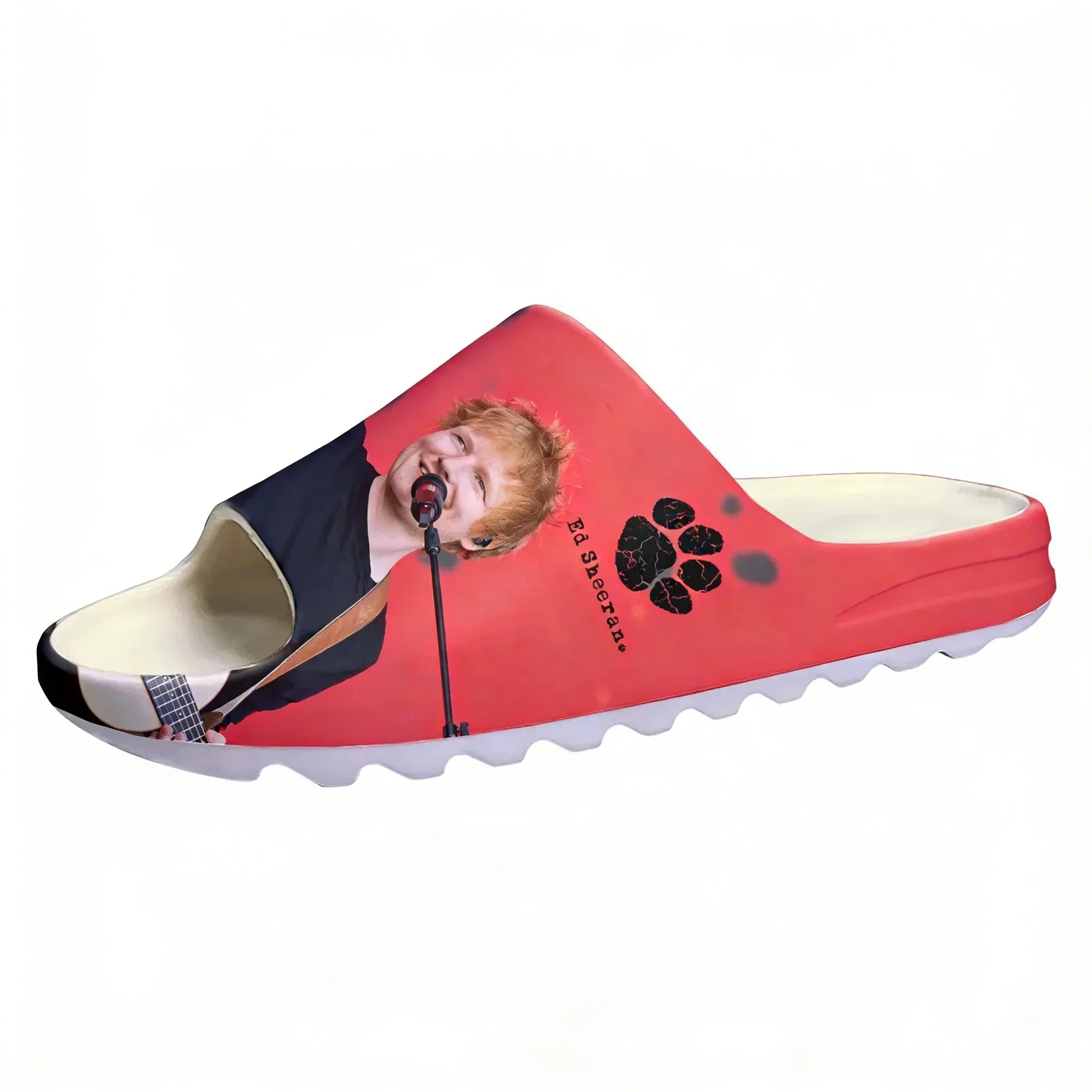 Men Shoes On - Ciabatte Personalizzate Ed Sheeran con Suola