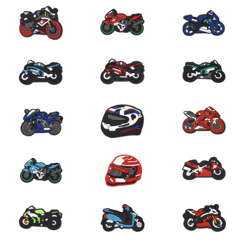 Men Shoes Jeans - Ciondoli per scarpe da motociclista per