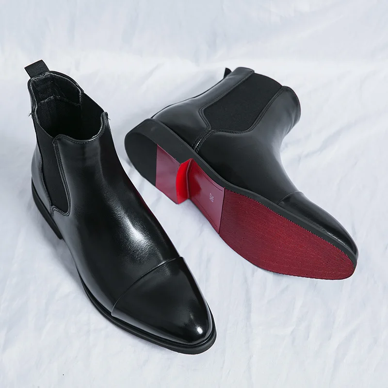 Men Shoes Red Bottom - Stivali da uomo Stivaletti da lavoro