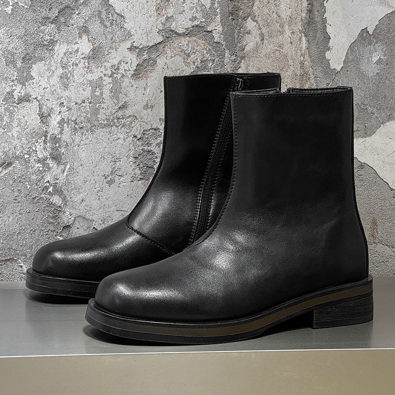 Men Shoes Elegant - Stivali da uomo vintage di lusso