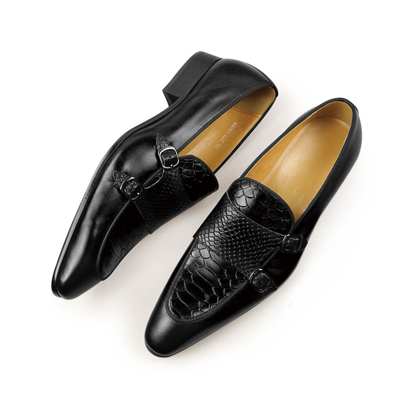 Men Shoes Red Bottom - Scarpe comode da uomo in pelle