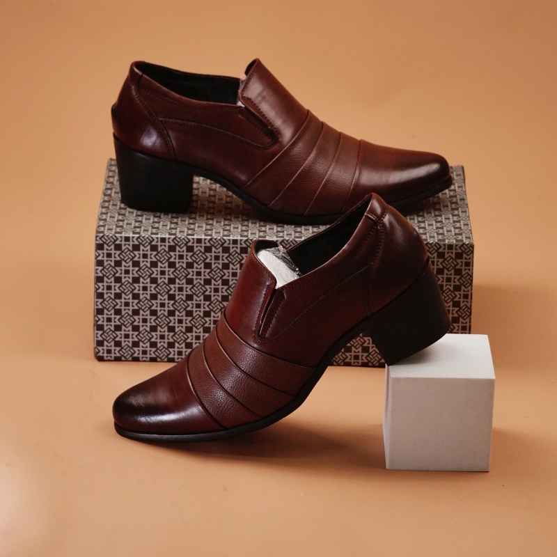 Tacchi alti in pelle da uomo d - Men Shoes Europe To Us recensione e prezzo