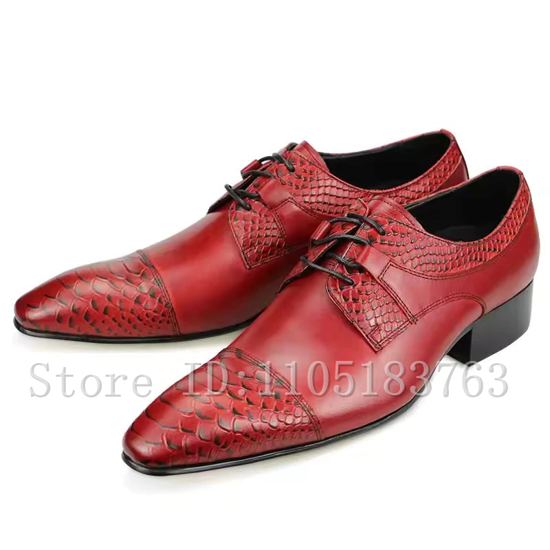 Scarpe Oxford da Uomo in Vera  - Men Shoes Elegant recensione e prezzo