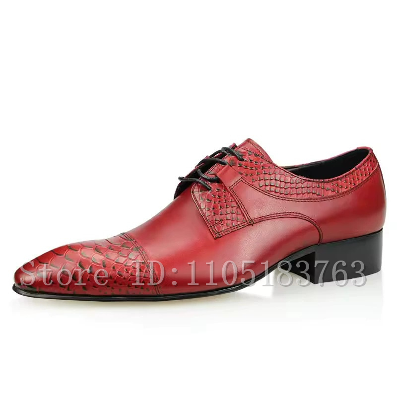 Scarpe Oxford da Uomo in Vera  - Men Shoes Elegant recensione e prezzo