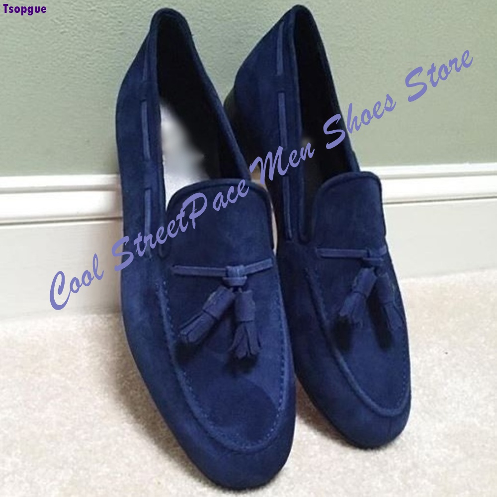 Mocassini Eleganti da Uomo in  - Men'S Shoes Navy Blue recensione e prezzo