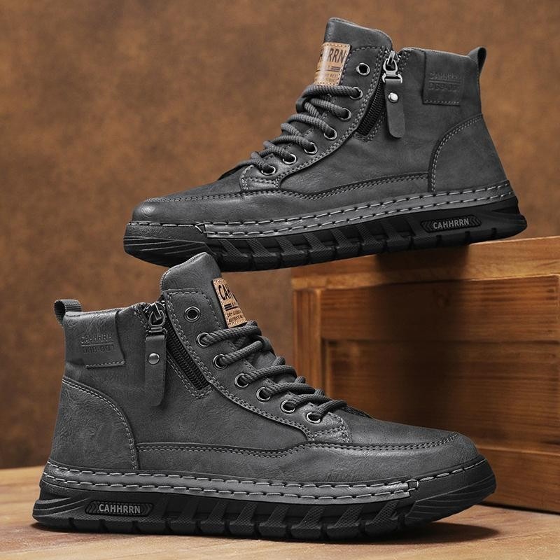 Stivali da uomo in pelle alti  - Men Shoes On recensione e prezzo