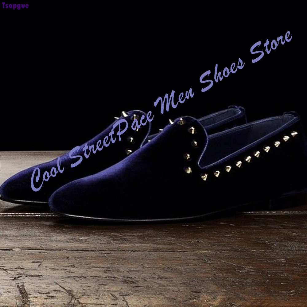 Mocassini da Uomo in Velluto B - Men'S Shoes Navy Blue recensione e prezzo