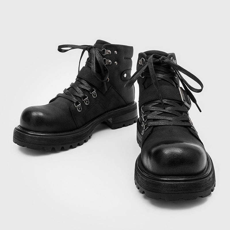 Stivali in pelle da uomo di ma - Men Shoes Brand recensione e prezzo