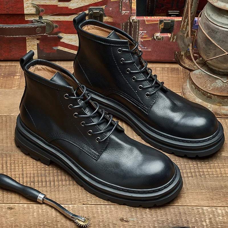 Stivaletti in pelle retrò da u - Men'S Shoes Quality Brands recensione e prezzo