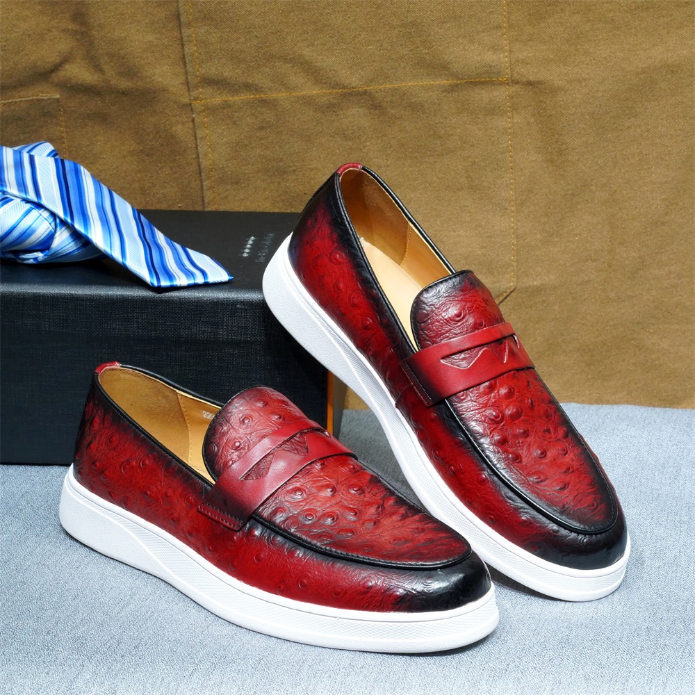 Moda Scarpe casual in vera pel - Men'S Shoes Navy Blue recensione e prezzo