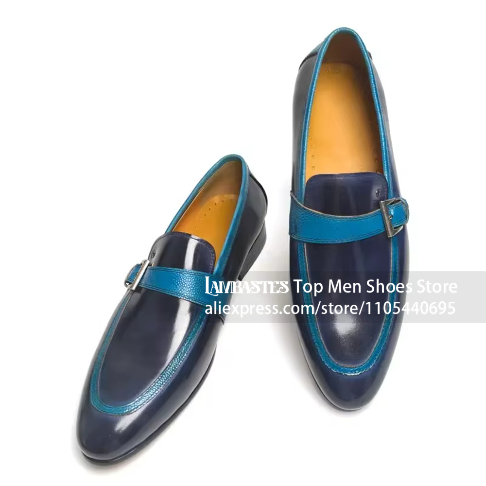 Mocassini Penny Blu Navy con F - Men'S Shoes Navy Blue recensione e prezzo