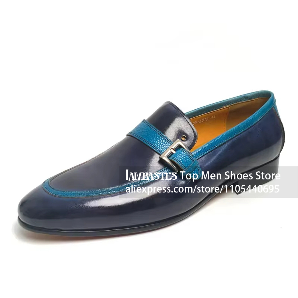 Mocassini Penny Blu Navy con F - Men'S Shoes Navy Blue recensione e prezzo