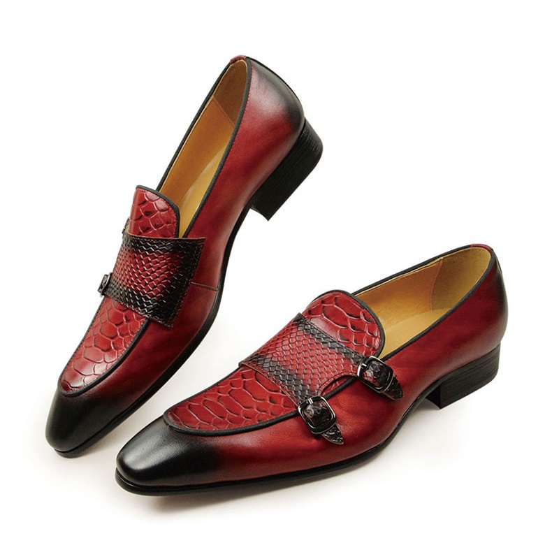 Scarpe comode da uomo in pelle - Men Shoes Red Bottom recensione e prezzo
