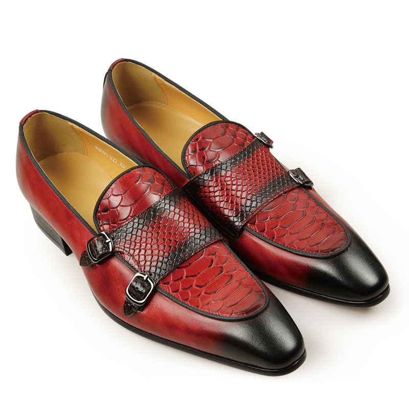Scarpe comode da uomo in pelle - Men Shoes Red Bottom recensione e prezzo