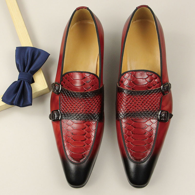 Scarpe comode da uomo in pelle - Men Shoes Red Bottom recensione e prezzo