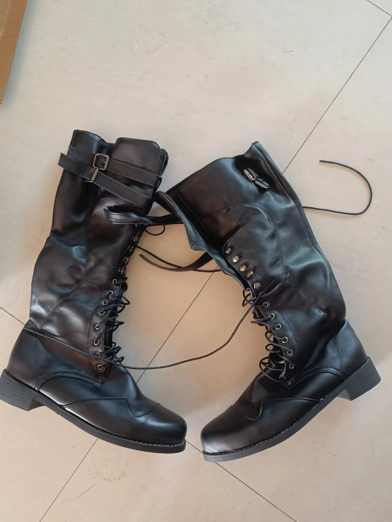 Stivali cosplay Steampunk medi - Men Shoes Europe To Us recensione e prezzo