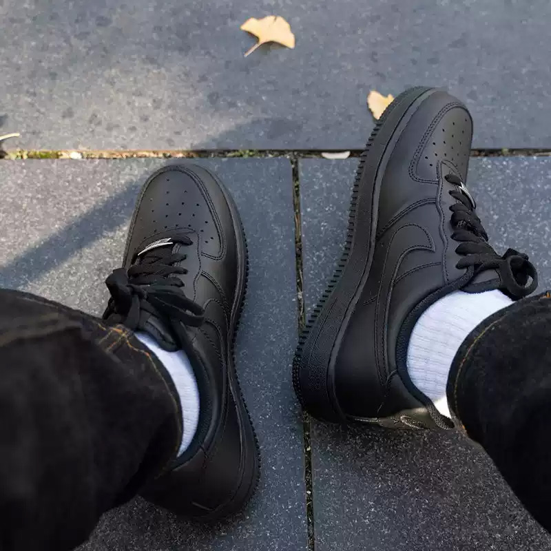 Nike Air Force1All Black Air F - Men'S Shoes Nike Air Force recensione e prezzo