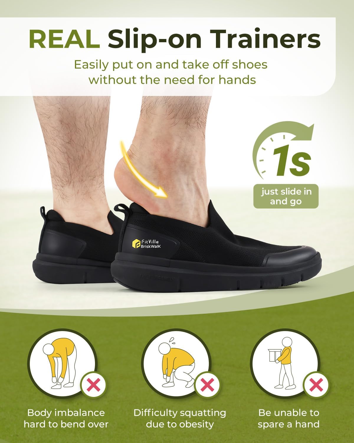 FitVille Scarpe Ortopediche Ex - Men'S Shoes Plantar Fasciitis recensione e prezzo