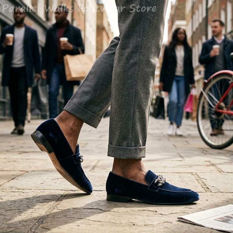 Mocassini da uomo sartoriali b - Men'S Shoes Navy Blue recensione e prezzo