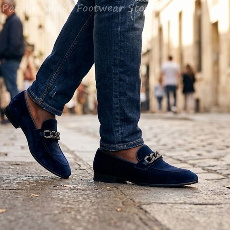 Mocassini da uomo sartoriali b - Men'S Shoes Navy Blue recensione e prezzo